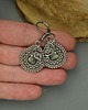 kolczyki wire wrapping Unikatowe kolczyki labradoryt wire wrapping 5