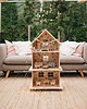 zabawki - inne Drewniany domek dla lalek- Vintage Flower 4