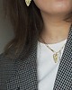 złote naszyjniki Naszyjnik Heart Chain 3