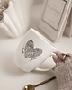 kubki Kubek z Personalizacją 380 ml - Serce z Linii Papilarnych i datą 1