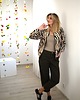 bluza bez kaptura damska Bomberka oversize zebra 1