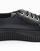 sneakersy damskie Sneakersy skórzane  sznurawane  (6833) 4