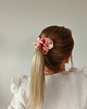 gumki do włosów Satynowa gumka satynowa scrunchie owijka frotka kwiat zachodu słońca MIDI 1