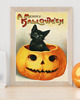 grafiki i ilustracje PLAKAT dekoracja Halloween vintage 1