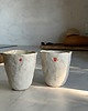 kubki i filiżanki Ceramiczny Zestaw 2 czarek Wabi Sabi o Organicznym Kształcie 8