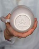 kubki Duży Kubek Kremowy Ecru Ceramiczny 500ml 4
