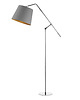 lampy podłogowe Nowoczesna lampa stojąca do czytania FOYA GOLD z regulacją 5