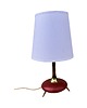 lampy stołowe Lampa stołowa z abażurowym kloszem Belgia lata 80. 4