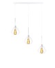 lampy wiszące Czarna lampa wisząca do salonu w stylu loftowym ROMOS LOFT 3