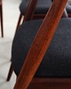 krzesła Komplet czterech krzeseł tekowych, duński design, lata 70, Kai Kristiansen 2