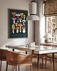 plakaty Plakat "Grzyby" 30x40 cm na morskim tle 3