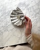 pojemniki na biżuterię Ceramiczna Muszla Muszelka Skarbiec z Perłą na Biżuterię Biała 3