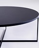 meble - stoły i stoliki - stoliki kawowe Designerski okrągły stolik kawowy NIKO 80 cm czarny podstawa X 4