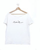 t-shirt damskie Nie Oversize Biały 1