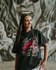 t-shirt damskie T-shirt oversize Teddyland czarna 4