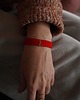 bransoletki - inne Czerwona bransoletka handmade - na szczęście 6