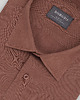 koszule męskie Koszula męska terranova 00473 długi rękaw brąz slim fit 1