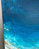 obrazy Turkusowy obraz abstrakcyjny Maldives  - 30x40 cm 6