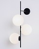 lampy stołowe Lampa ścienna BOBLER 1connect 3 szklane klosze kulki mleczne 1