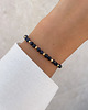 bransoletki z kamieni naturalnych Bransoletka na gumce z Noc Kairu z hematytem 1