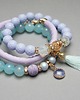 bransoletki z kamieni naturalnych Blue and lavender vol. 16 /17.10.24/ - set 3