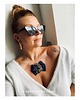 broszki Brosza  z Ogromną ozdobą Glamour! Beżowa perła 9
