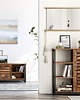 komody i szafki Szafka Drewniana Komoda z Półkami Rustic 3