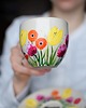 filiżanki Filiżanka ceramiczna Kwiaty Tulipany Piwonie Gerbery 220 ml Prezent dla Niej 4