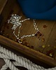 chokery Srebrny choker - naszyjnik z bursztynem 2