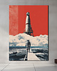 plakaty Apollo 11 - Plakat - Druk - Minimalistyczny Kolaż, NASA, kosmos #5 2