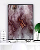 plakaty Plakat Tryptyk Marmurowy Blask Fioletu 2