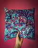 poduszki z grafiką Aksamitna PODUSZKA dekoracyjna, autorski print w turkusowa rafa koralowa 5
