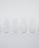 szklanki i kieliszki Komplet sześciu szklanek, włoski design, lata 60, produkcja: Włochy 1