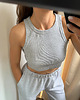 topy damskie Tank top grey 2