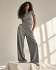 t-shirt damskie Tshirt Close grey melange 2