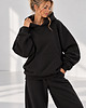 bluza z kapturem damska Bluza Hoodie -Black 2