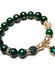 bransoletki z kamieni naturalnych Kolekcja Rich - Emerald /glamour/ - bransoletka 3