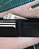 portfele męskie Czarny Minimalistyczny Portfel Męski Slim Wallet Skóra Licowa SH-3165 3