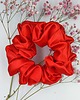 gumki do włosów Scrunchie satyna sexi red 1
