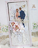 kartki scrapbooking Kartka ślubna pamiątka "Elegance 1" GOTOWA 1