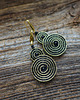 kolczyki soutache Czarno- złote spirale kolczyki soutache 3