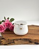 cukiernice Cukiernica ceramiczna ręcznie robiona - Biała z sercem 2
