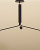 lampy wiszące Lampa wisząca Frandsen trójramienna czarny metal lata 2000. 6
