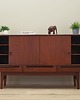 komody i szafki Highboard tekowy, duński design, lata 60, produkcja: Dania 1