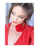 chokery Czerwony choker 3