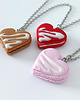 naszyjniki - inne Naszyjnik  Serduszko Makaronik 2