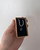 wisiory Handmade naszyjnik z koralików z plecionym owocem niebieską ciemną malinką 1