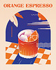plakaty Plakat Orange espresso 2