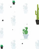 naklejki ścienne do pokoju dziecka Tapeta dla dzieci Cactus 2