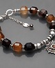 bransoletki wire wrapping Sepia  -  bransoletka 2